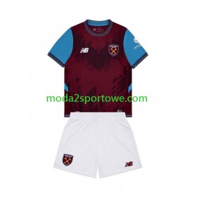 Koszulka West Ham United Dziecięcy Domowe Stroje Piłkarskie 2026/27 Krótki Rękaw
